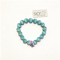 Bracciale Sicylui Donna in Pietre dure 1480BR34-AGATA CELESTE